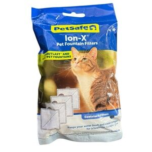 Petsafe Ion-X Pet Fountain Filters, 4pk Sealed Pack New